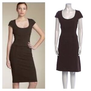 Diane‎ Von Furstenberg Scoop Neck Knee-Length Dress Size: M | US 6-
